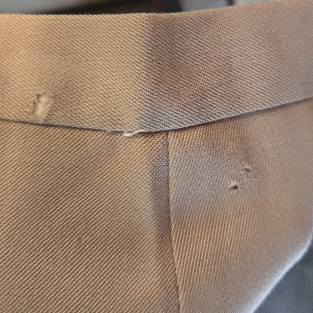 Michele Petite tan VINTAGE lined beautiful skirt szM - Picture 9 of 9